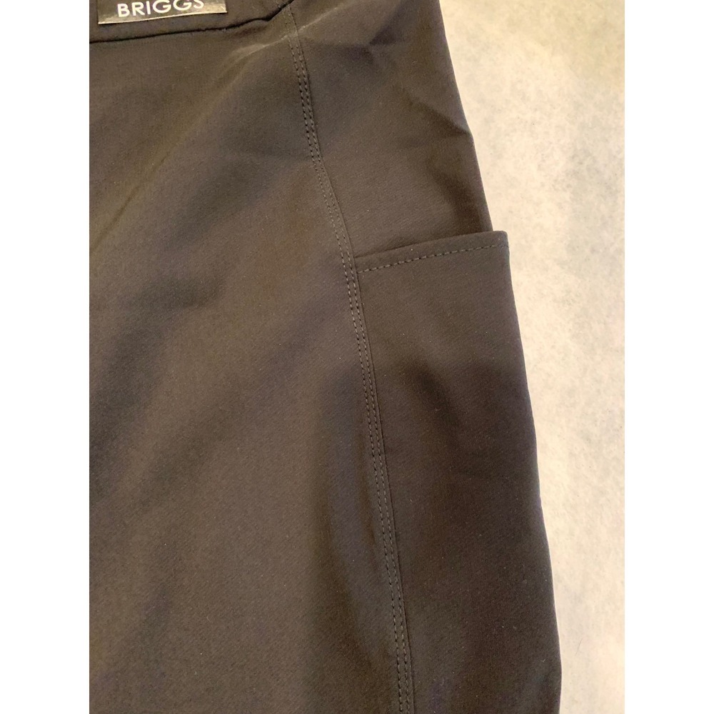 NWT Slim Leg Pull-On Pant XL Black Stretch Quiet Luxury Professional Womens work - Picture 6 of 10